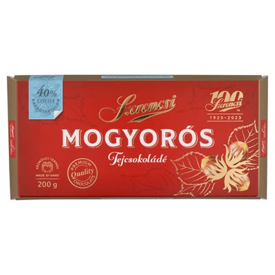 Szerencsi mogyorós tejcsokoládé 200 g