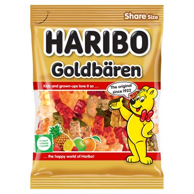 HARIBO Goldbären gyümölcsízű gumicukorka 200 g