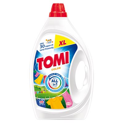 TOMI Color folyékony mosószer színes ruhákhoz 55 mosás 2,475 l
