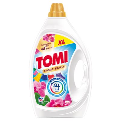 TOMI Aromaterápia Orchidea folyékony mosószer színes ruhákhoz 50 mosás 2,25 l