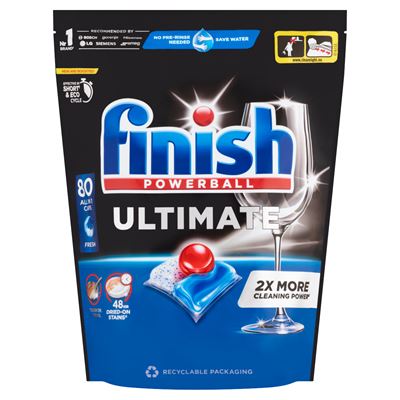 finish Powerball Ultimate All in 1 Regular mosogatógép kapszula 80 db 1032 g