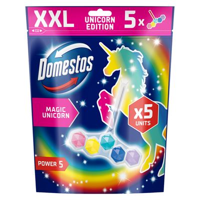 Domestos Power5 WC-rúd 5x50g Mag.Unicorn