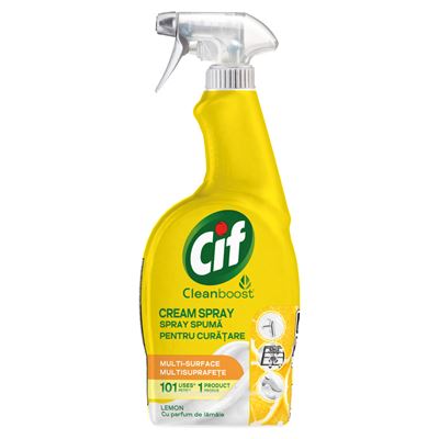 Cif Cream Univerzális Zsíroldó És Tisztító Spray Citrom Illattal 700 ml