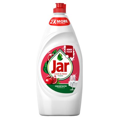 jar Clean & Fresh Pomegranate & Honeysuckle Folyékony Mosogatószer A Tiszta Edényekért, 900ml
