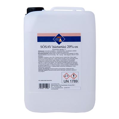 Klorid Háztartási Sósav 5 l
