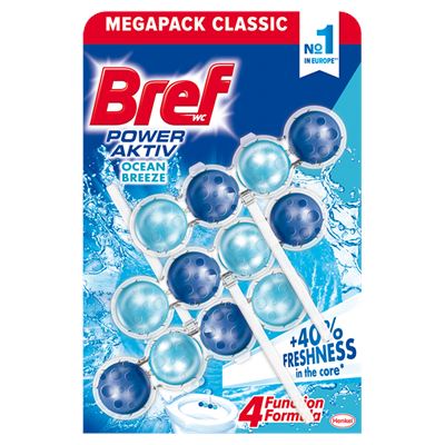 Bref Power Aktiv Ocean WC frissítő 3 x 50 g