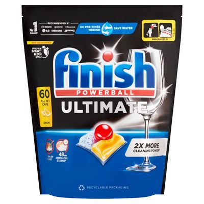 finish Powerball Ultimate All in 1 Citrom mosogatógép kapszula 60 db 774 g