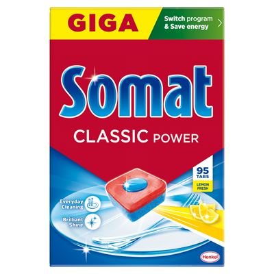 Somat Classic Lemon gépi mosogatótabletta 95 db 1577 g