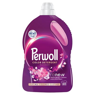 Perwoll Renew Blossom Univerzális Finom Mosószer Elegáns Illattal 60 mosás 3 l