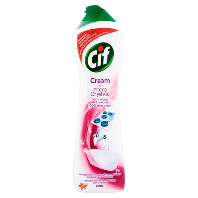 Cif Cleanboost Cream Pink súrolókrém 500 ml