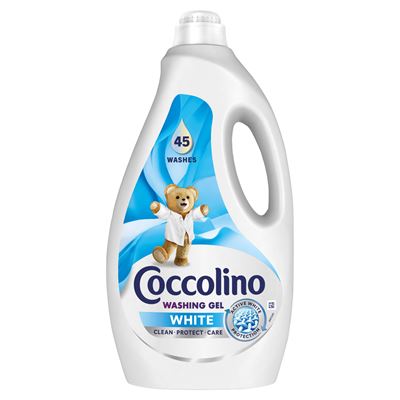 Coccolino White mosógél fehér ruhákhoz 45 mosás 1,8 l