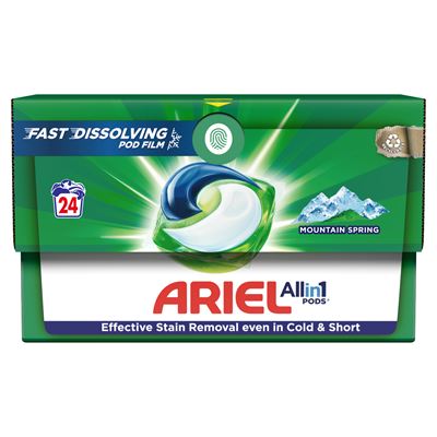 ARIEL All-in-1 PODS Mosókapszula 24 Mosáshoz