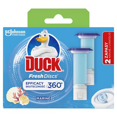 Duck Fresh Discs Marine WC-öblítő korong utántöltő 2 x 36 ml (72 ml)