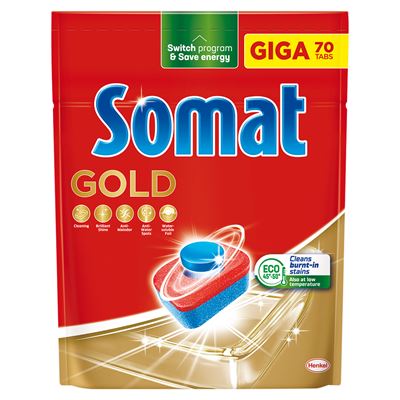 Somat Gold gépi mosogatótabletta 70 db 1232 g