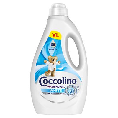 Coccolino White mosógél fehér ruhákhoz 68 mosás 2,72 l