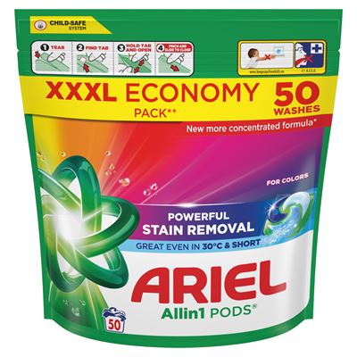 ARIEL Allin1 PODS[NT{sign}] Mosókapszula 50 Mosáshoz