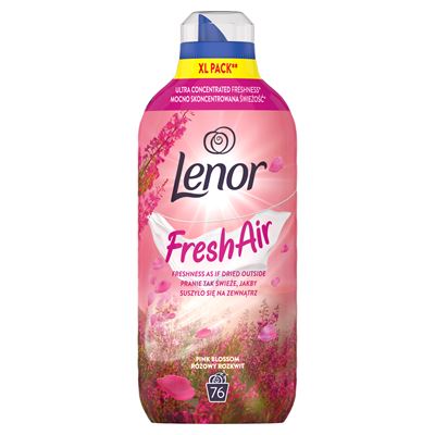 Lenor Fresh Air Öblítő 76 Mosáshoz, Pink Blossom 1,064 L