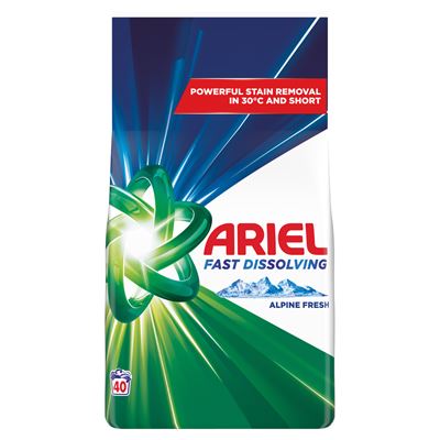 ARIEL Mosópor, 2.2 kg, 40 Mosáshoz, Alpine Fresh 2,2 KG
