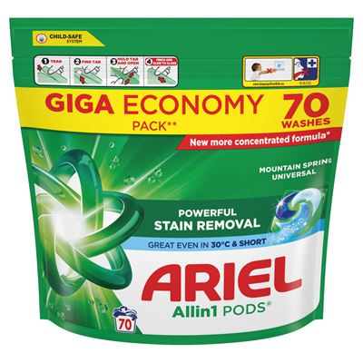 ARIEL Allin1 PODS[NT{sign}] Mosókapszula 70 Mosáshoz