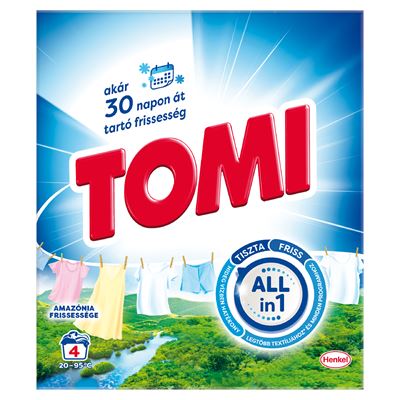 TOMI Mosópor Amazonia Frissesége 4 mosás 200 g