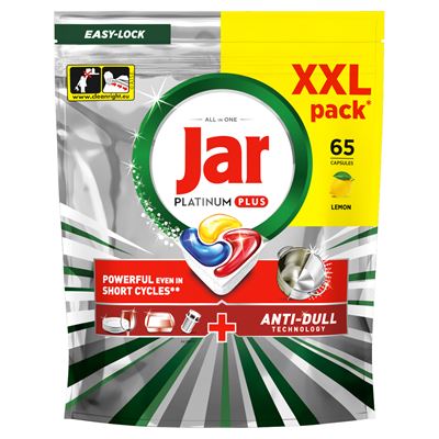 jar Mosogatógép tabletta Platinum Plus Lemon 65 db