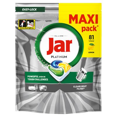 Jar Platinum Lemon Mosogatókapszula 81 db