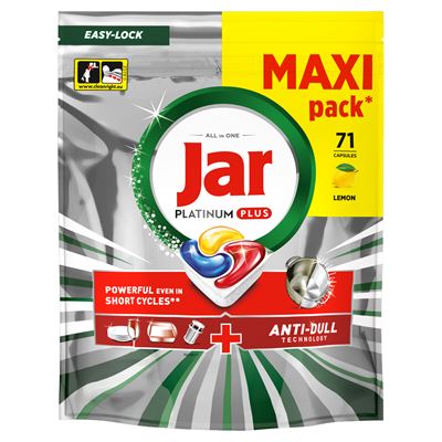 jar Mosogatógép tabletta Platinum Plus Lemon 71 db