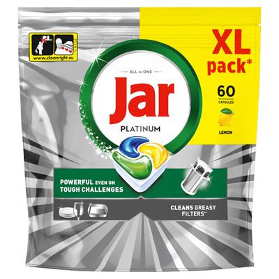 jar Mosogatógép tabletta Platinum Lemon 60 db