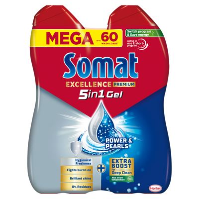 Somat Excellence DuoGel Grease Cutting Hygiene mosogatógél 2x540ml 60WL