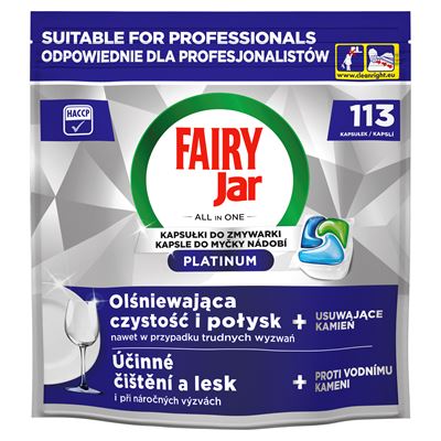 Fairy jar Mosogatógép Tabletta Platinum 113 db PGP