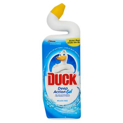 TOILET DUCK Toilet 5 In 1 Marine Folyékony Tiszttítószer 12 x 750 ml