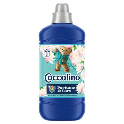 Coccolino Perfume & Care Water Lily & Pink Grapefruit öblítőkoncentrátum 51 mosás 1275 ml
