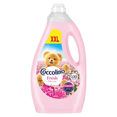 Coccolino Fresh Silk Lily Öblítő, 130 mosás, 2,99 l