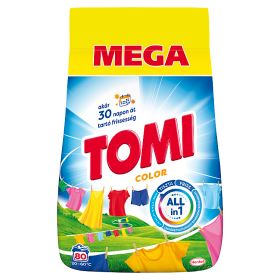 TOMI COLOR Mosópor Színes Ruhákhoz 80 mosás 4 kg