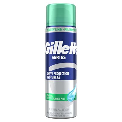 Gillette Series Nyugtató Hatású Borotvazselé Aloe Verával, 200ml