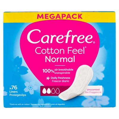 Carefree Cotton Feel tisztasági betét 76 db