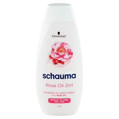 schauma 2 az 1-ben sampon Rózsaolajjal 400 ml
