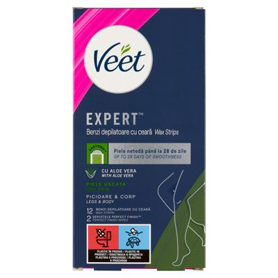 Veet Hideggyanta Szalagok Expert Száraz Lábra 12 db