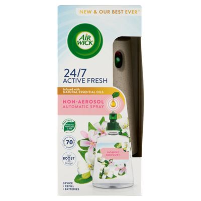AIR WICK Active Fresh Jázmin Csokor készülék és utántöltő 228 ml