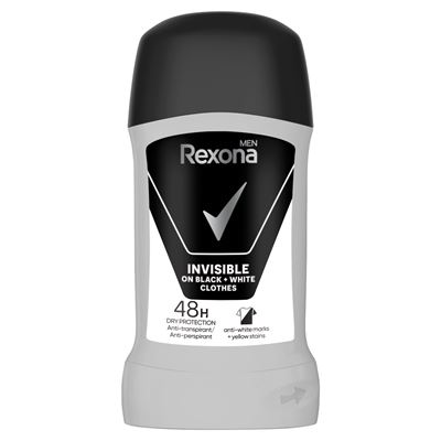 Rexona Men Invisible on Black + White Clothes izzadásgátló stift 50 ml