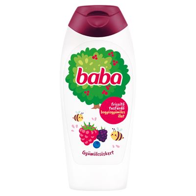baba Gyümölcsöskert Tusfürdő Bogyósgyümölcs Illat 400 ml