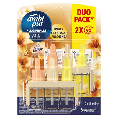 Ambi pur 3Volution Elektromos Illatosító Utántöltő Gold Orchid 2x20 ml