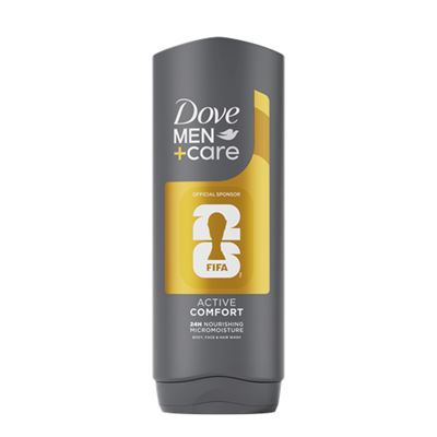 Dove Men+Care Active Comfort FIFA limitált kiadású tusfürdő, 400 ml