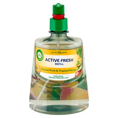 AIR WICK Active Fresh utántöltő -Trópusi mangó és maracuja, 228ml
