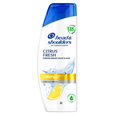 HEAD & SHOULDERS Citrus Fresh korpásodás elleni sampon zsíros hajra 400ml napi használatra