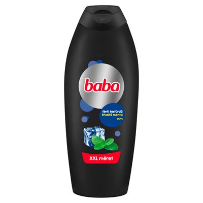 baba 2in1 frissítő menta férfi tusfürdő 750 ml