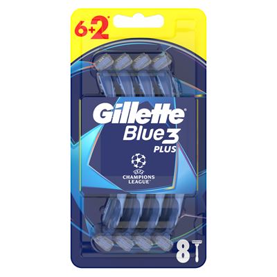 Gillette Blue3 Comfort Eldobható Férfi Borotva, 6+2 Darab