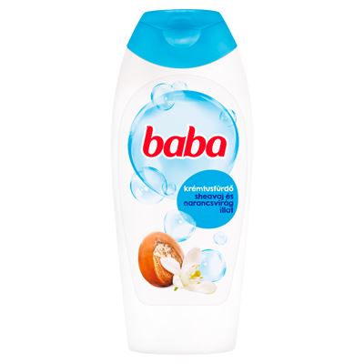 baba krémtusfürdő sheavaj és narancsvirág illattal 400 ml