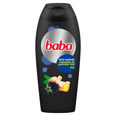 baba 2in1 férfi tusfürdő vadszeder és gyömbér illat 400 ml