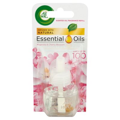 AIR WICK Magnólia és Cseresznyevirág elektromos utántöltő légfrissítő készülékhez 19 ml
